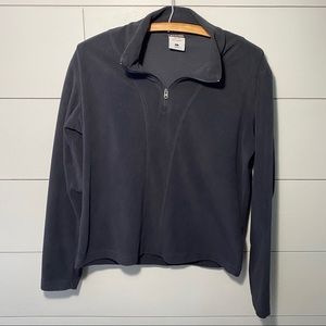 Columbia 1/4 zip black fleece women’s Large